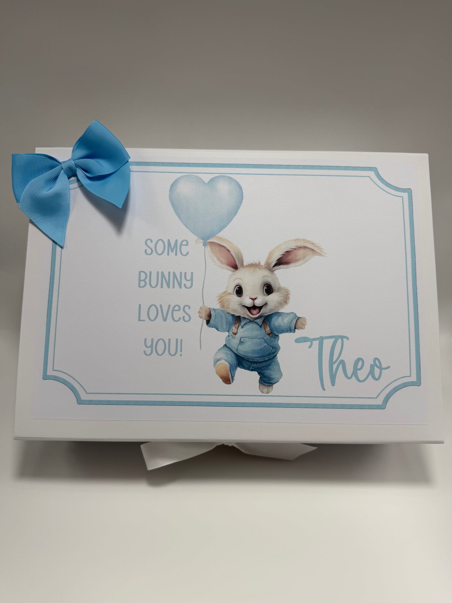 Blue Some Bunny Loves You Gift Box