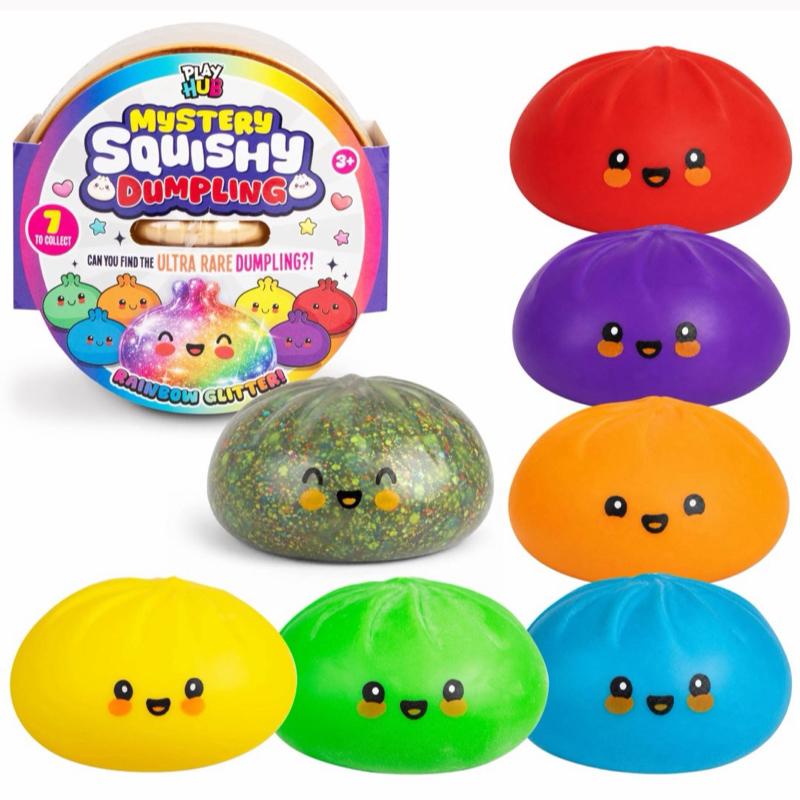 The Original Squishy Dumpling - RAINBOW EDITION - Interactive Toy for Kids, Fun and Engaging Playtime, Perfect for Gifting - Me And You You And Me Co