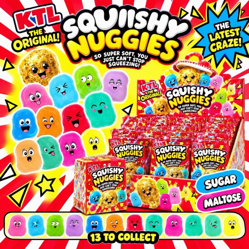 The Orignal Squishy Nuggies In Blind Bag Box with CDU - Me And You You And Me Co