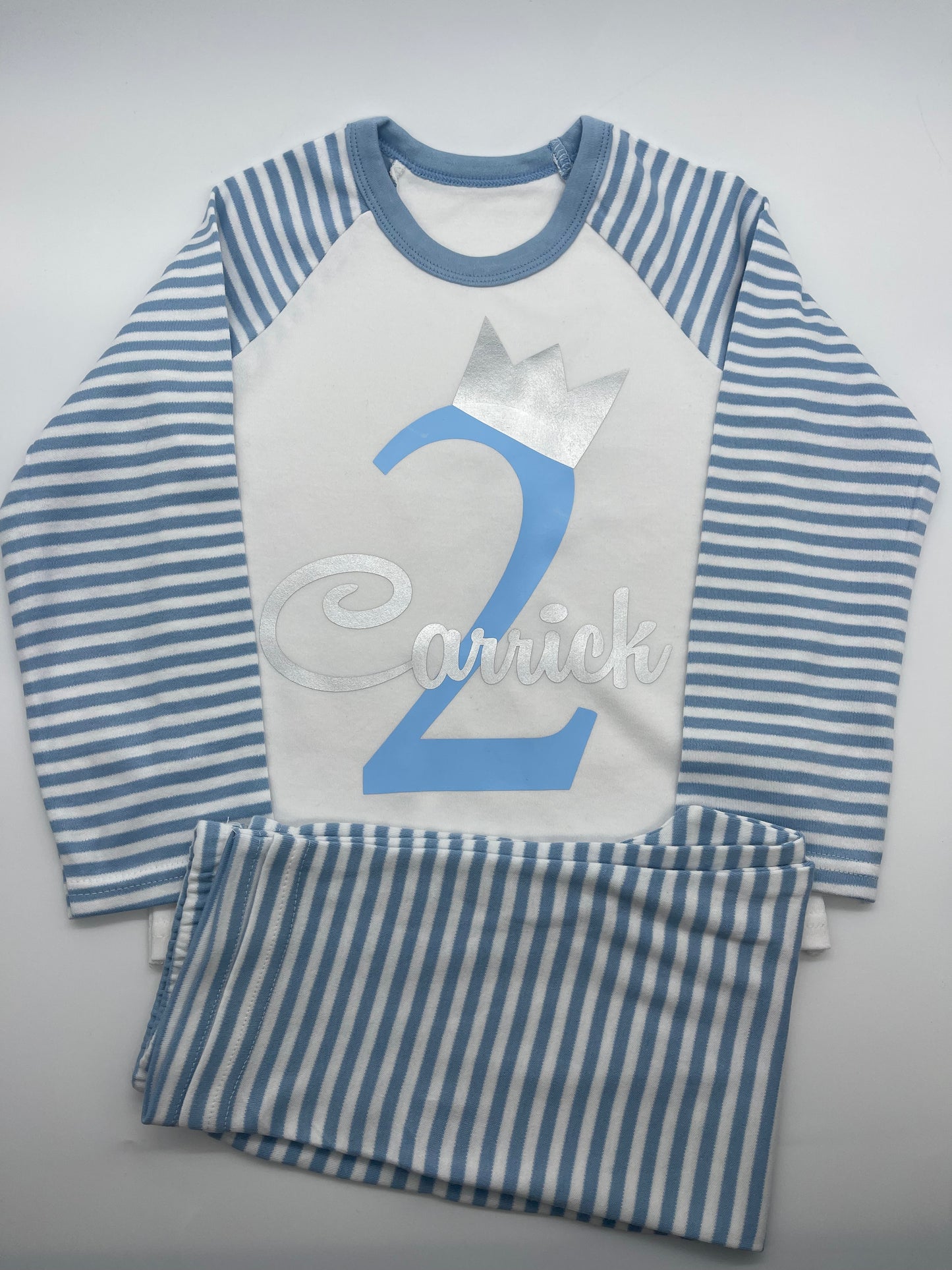 Blue Birthday Crown Pyjamas - Me And You You And Me Co