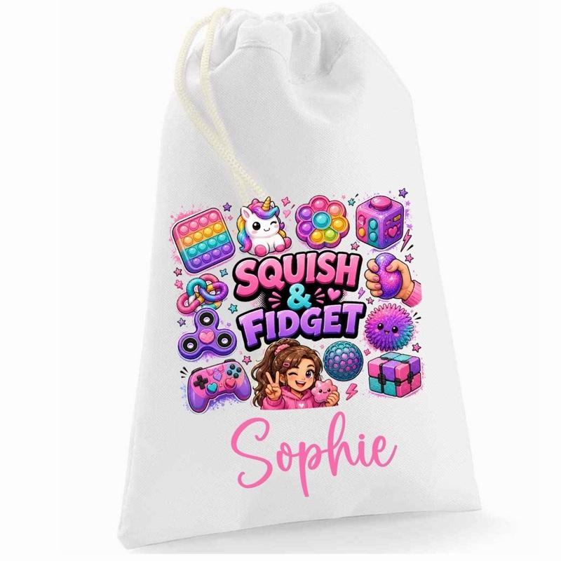 Personalised Squish and Fidget sack