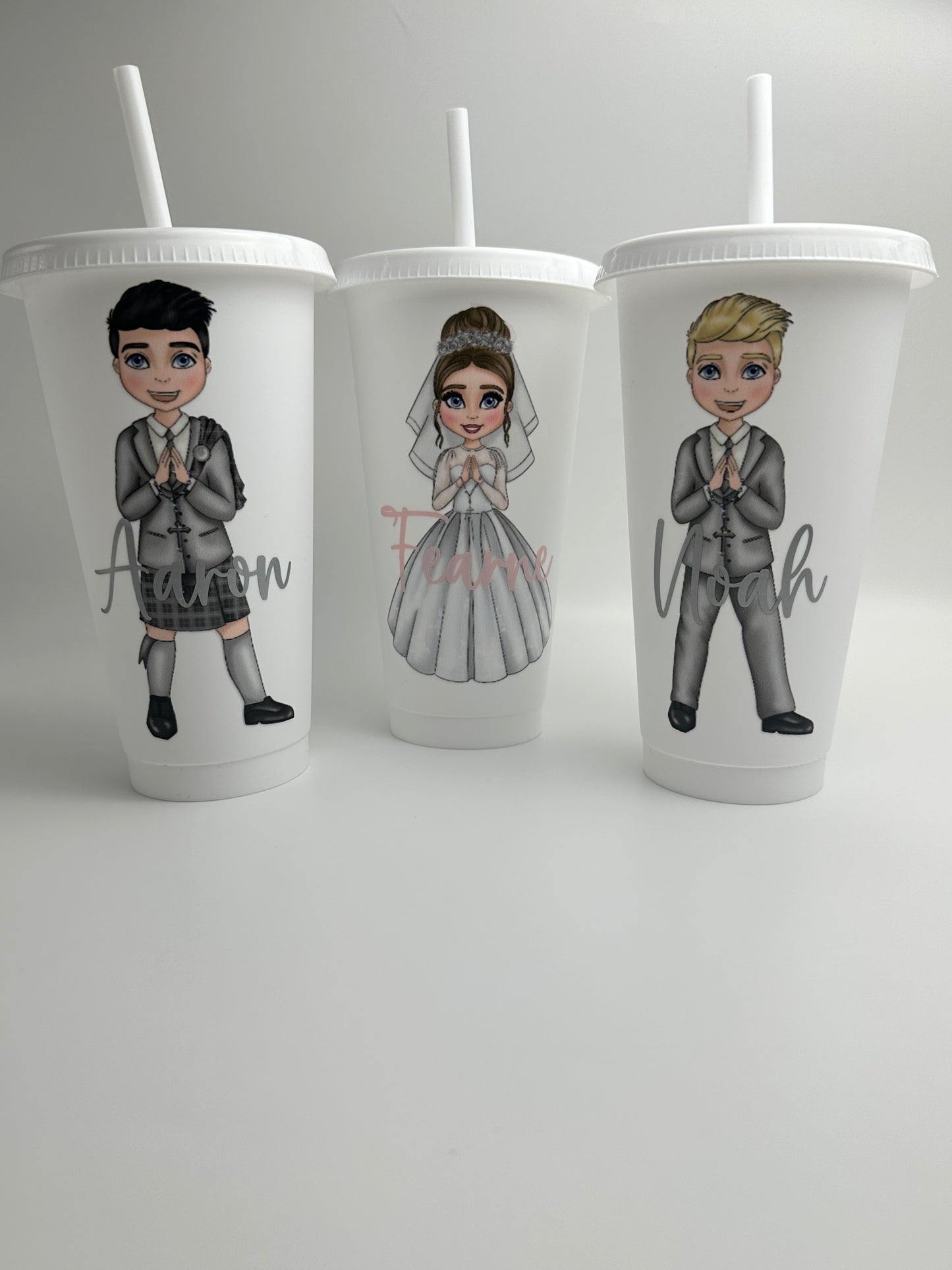 Girls Communion 24oz Cold Cup