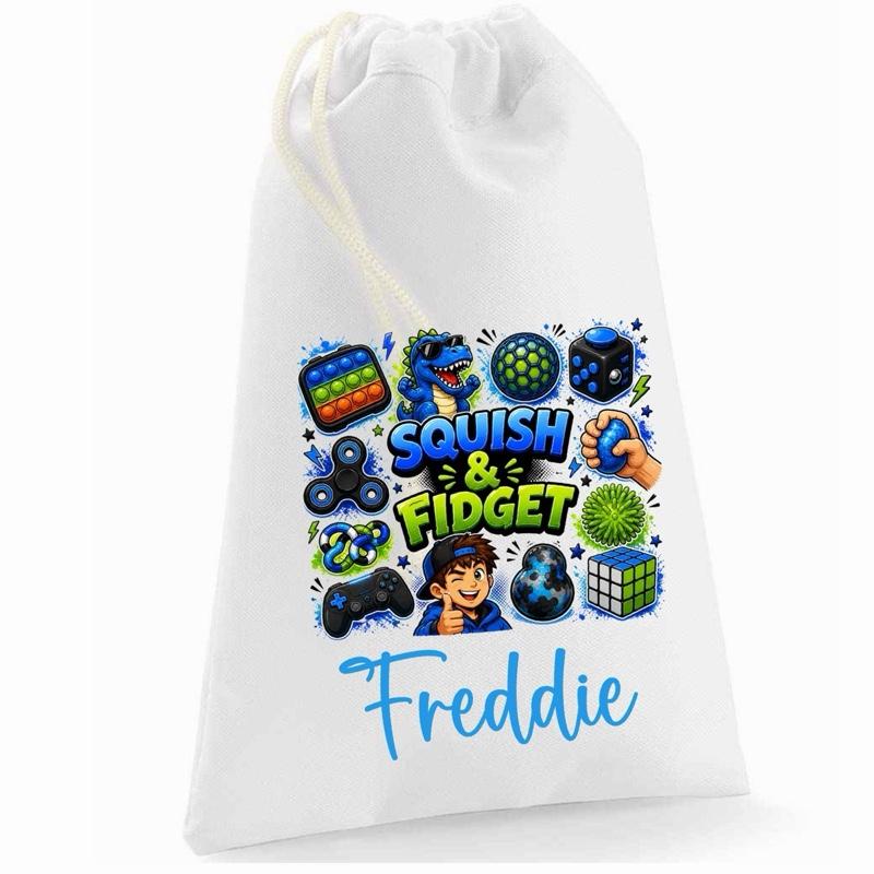 Personalised Squish and Fidget sack