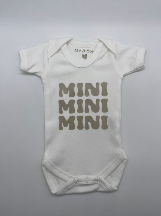 Mini Mini Mini bodysuit - Me And You You And Me Co 