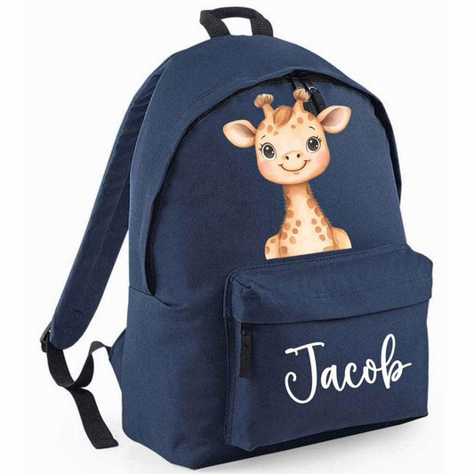Personalised Safari Animal Maxi Backpack - various colours and animal to choose from - Me And You You And Me Co 