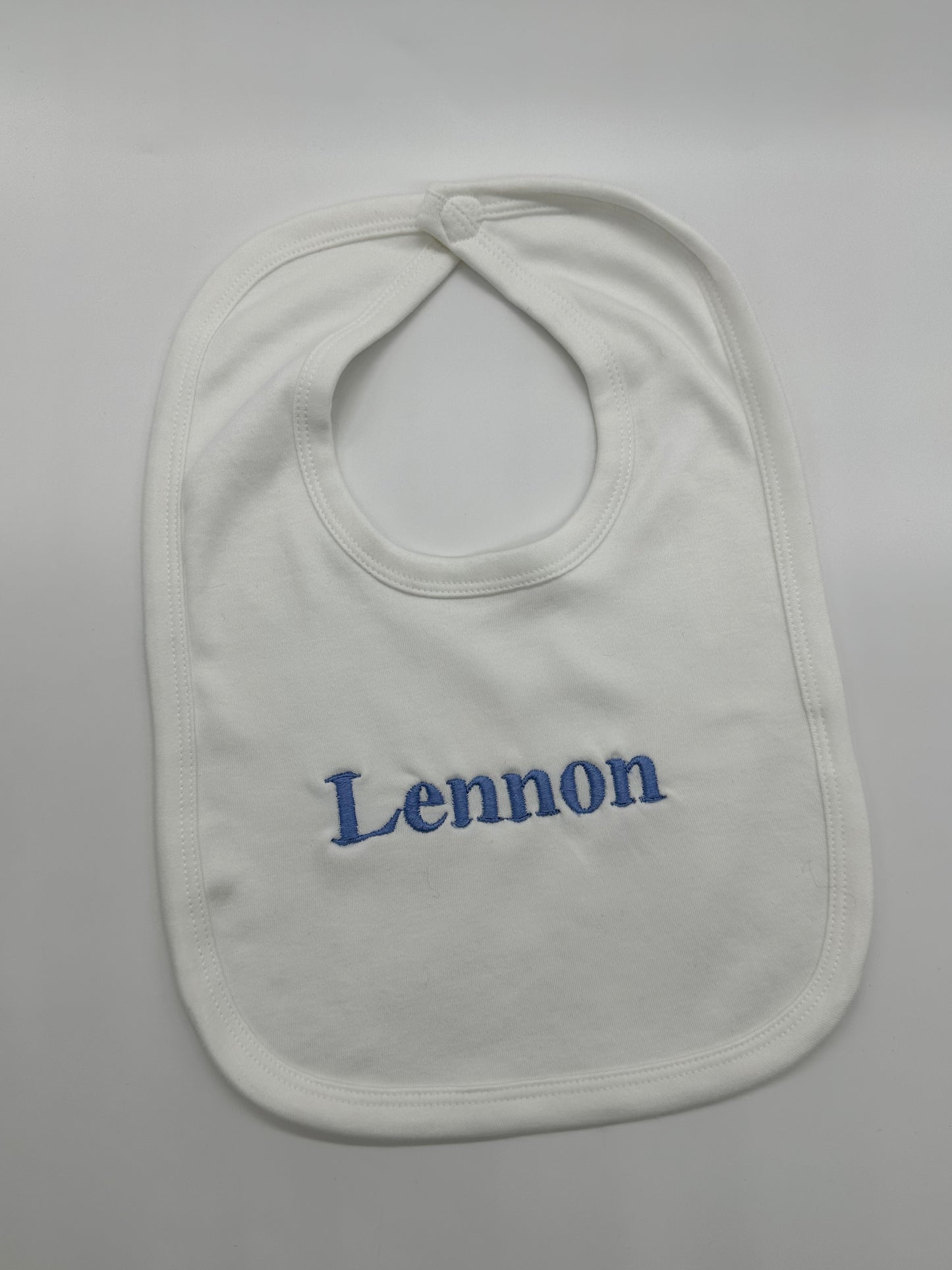 Classic Embroidered Name Bib