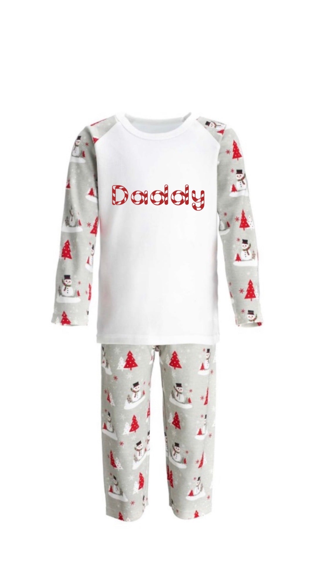 Family Matching Snowman Christmas Pyjamas