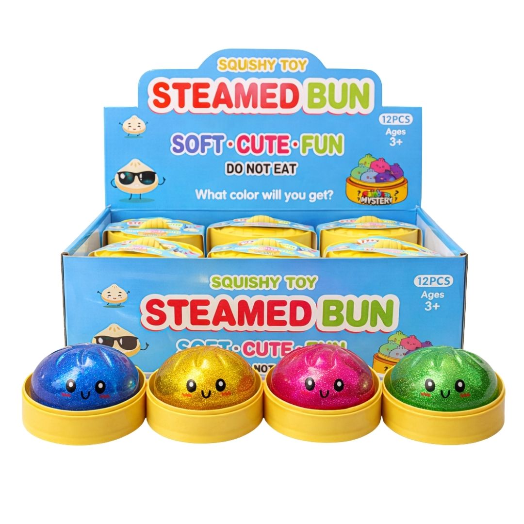 Squishy Bao Glitter Dumpling With Orb Balls 8.5cm - Me And You You And Me Co 