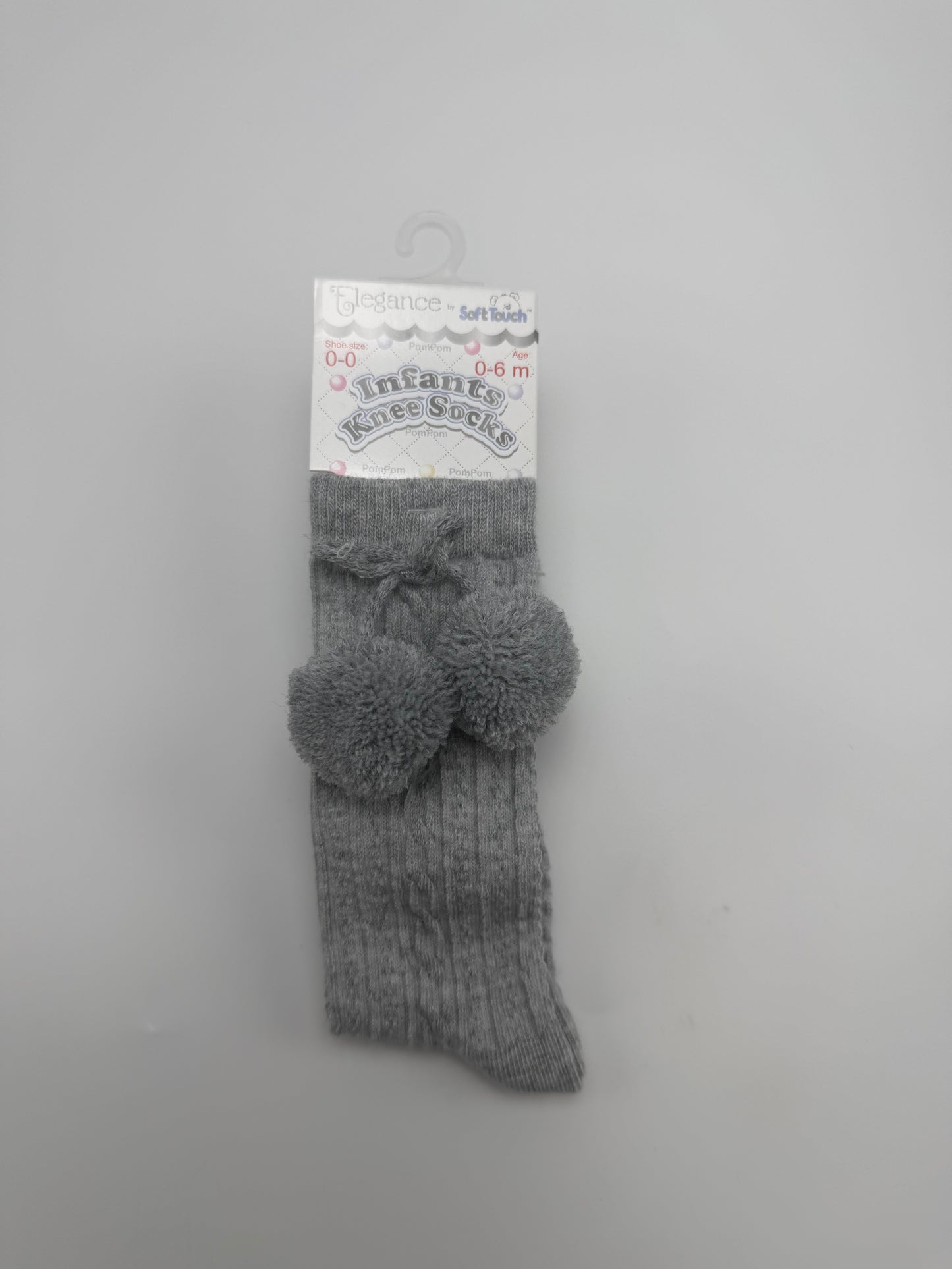 Knee High Pom Pom Socks