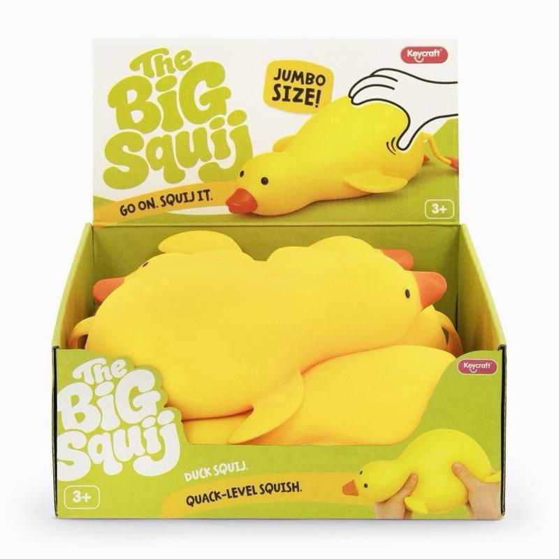 The Big Squij Duck Squishy & Stretchy Fun for Stress Relief & Sensory Play - Me And You You And Me Co 