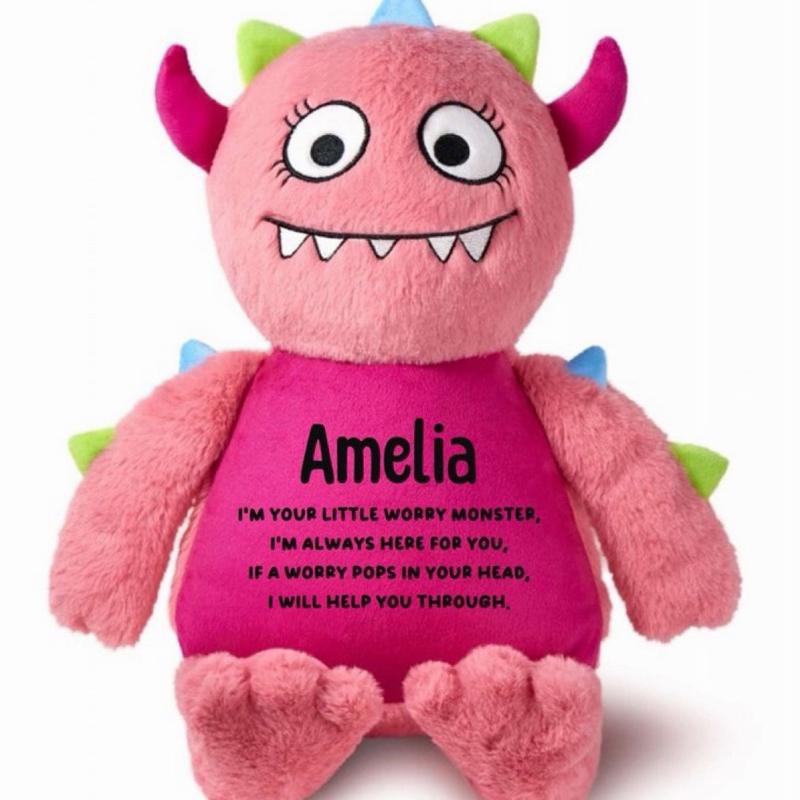 Personalised Worry Monster Teddy - Me And You You And Me Co 