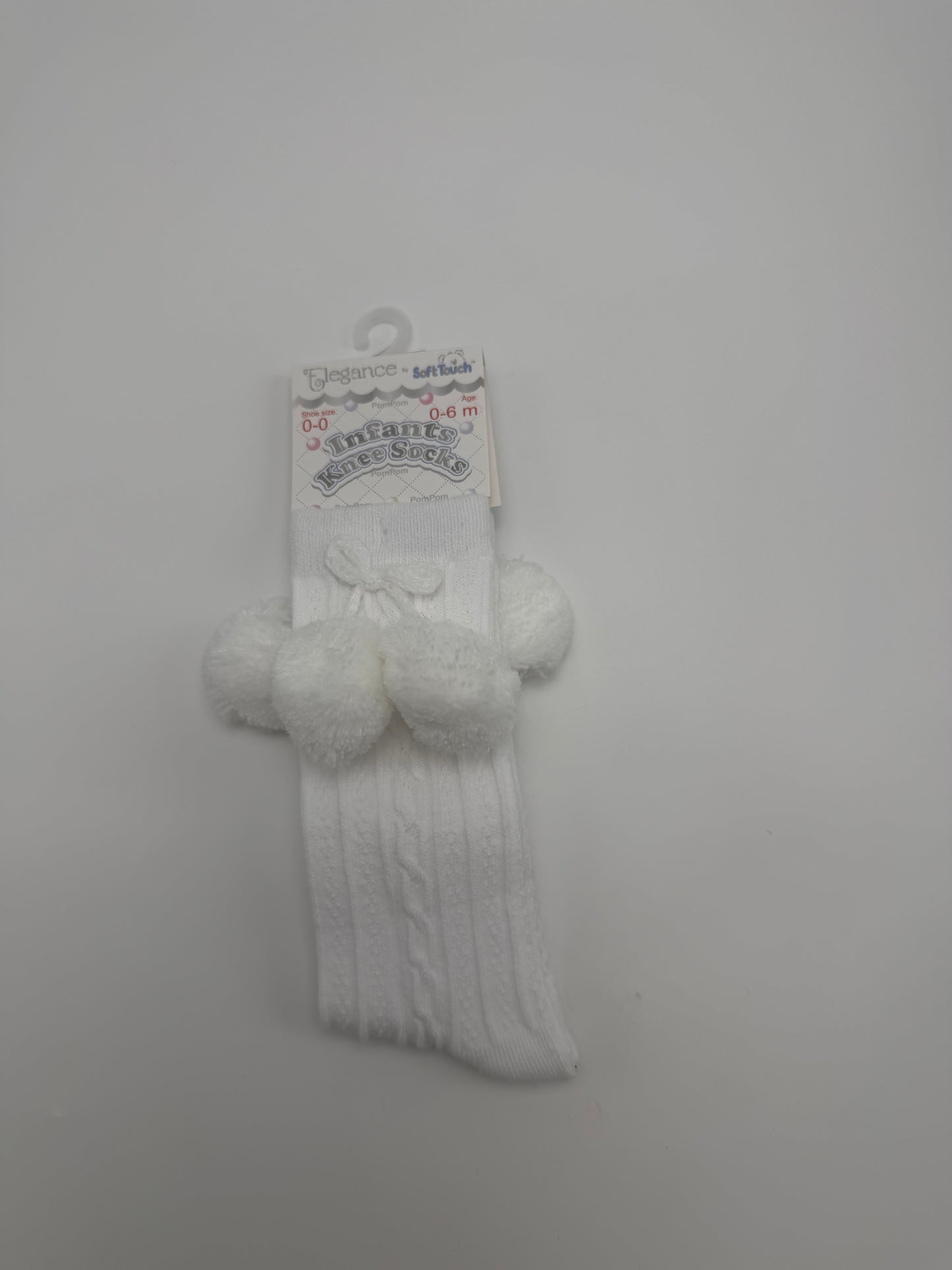 Knee High Pom Pom Socks