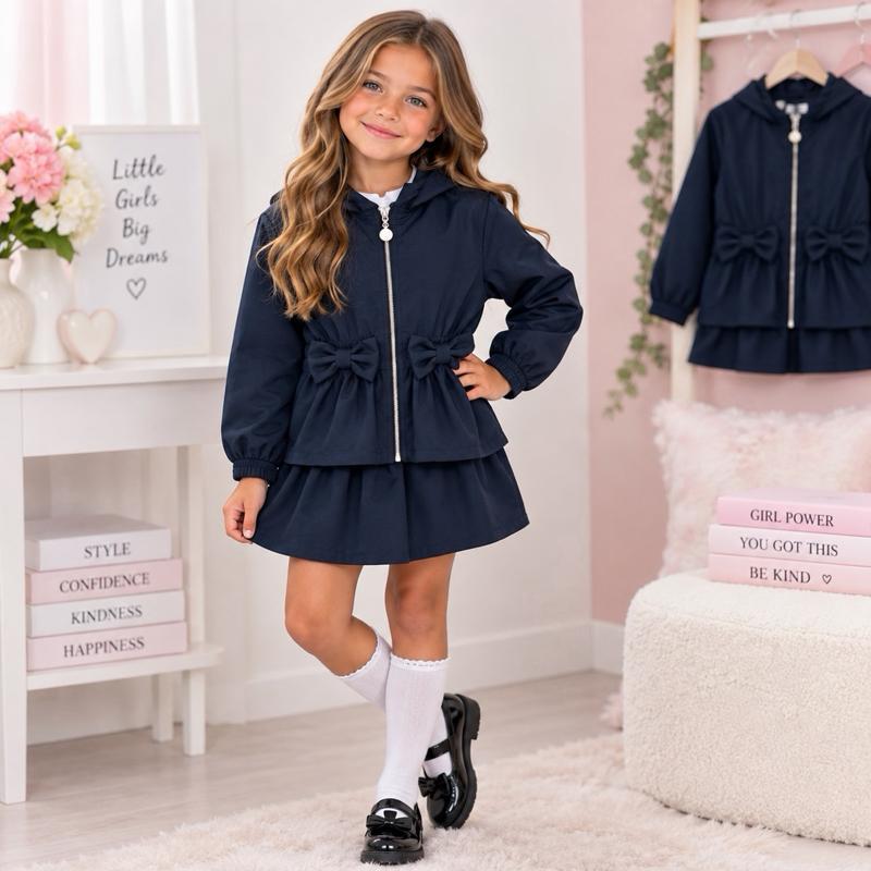 Mac jacket with double bow age 4-14 years