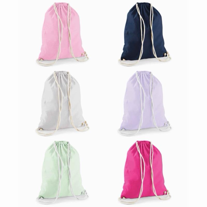 Personalised Born to Squish Gym Bag - Various Colours
