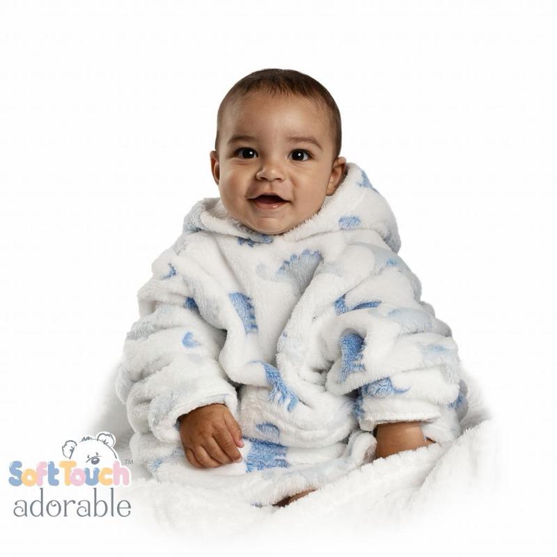 Soft & Cosy Oodie 6 months to 6 years - Ultra Soft Fabric, Lightweight & Breathable, Machine Washable, Ages 6 Months to 6 Years