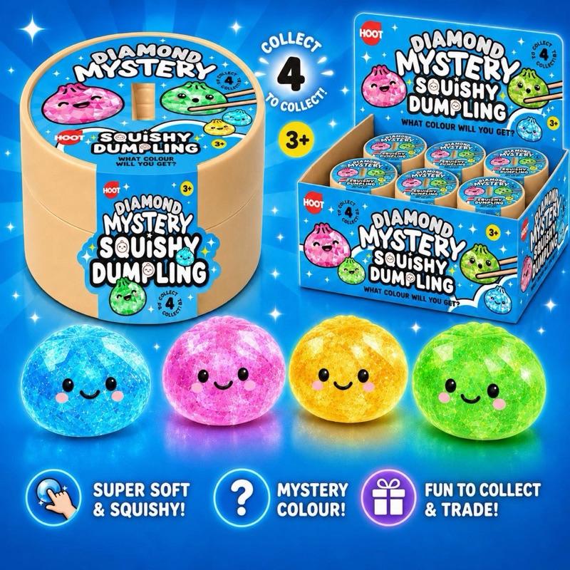 Diamond Mystery Squishy Dumpling Toy