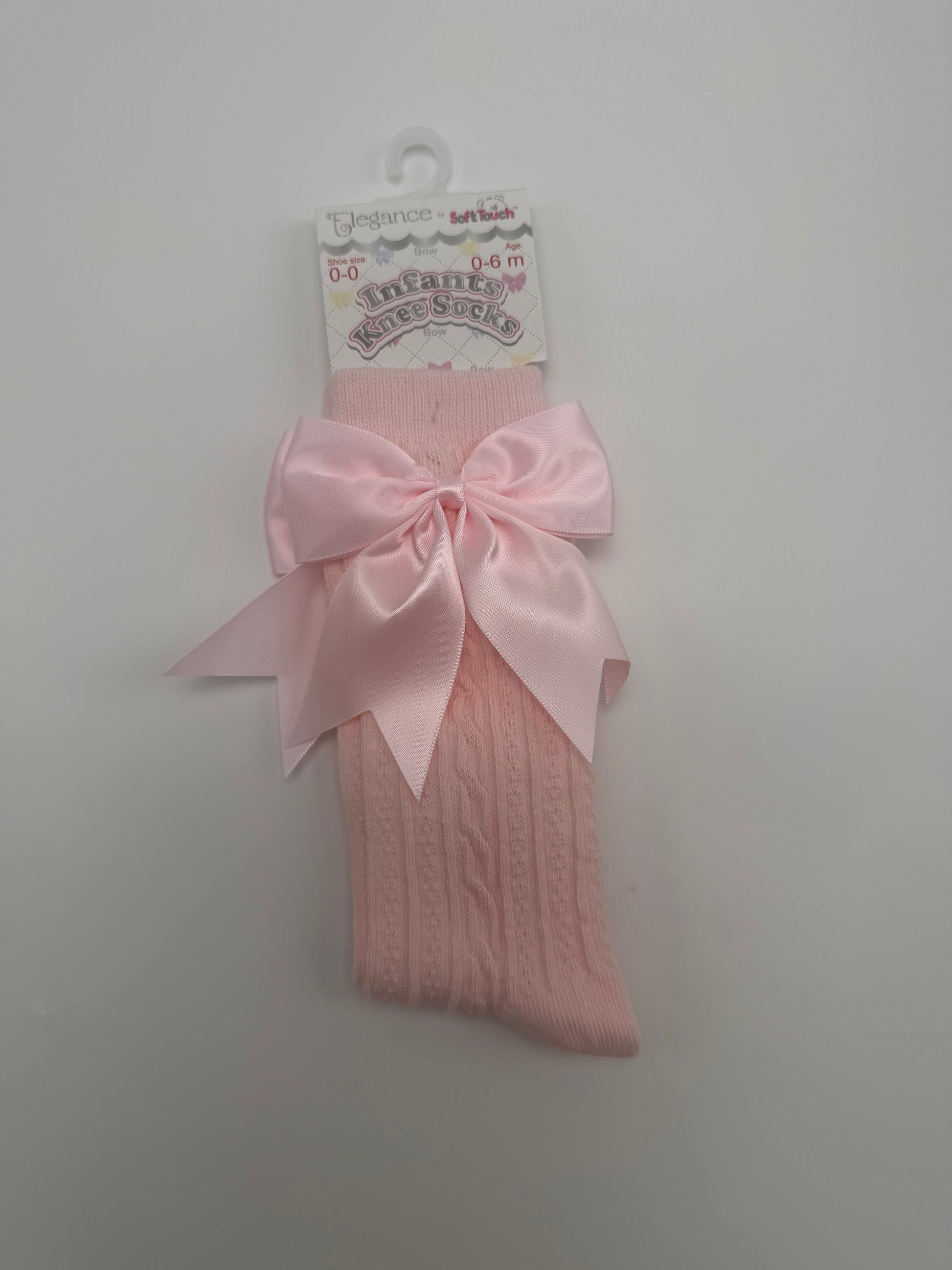 Knee High Bow Socks - Me And You You And Me Co 