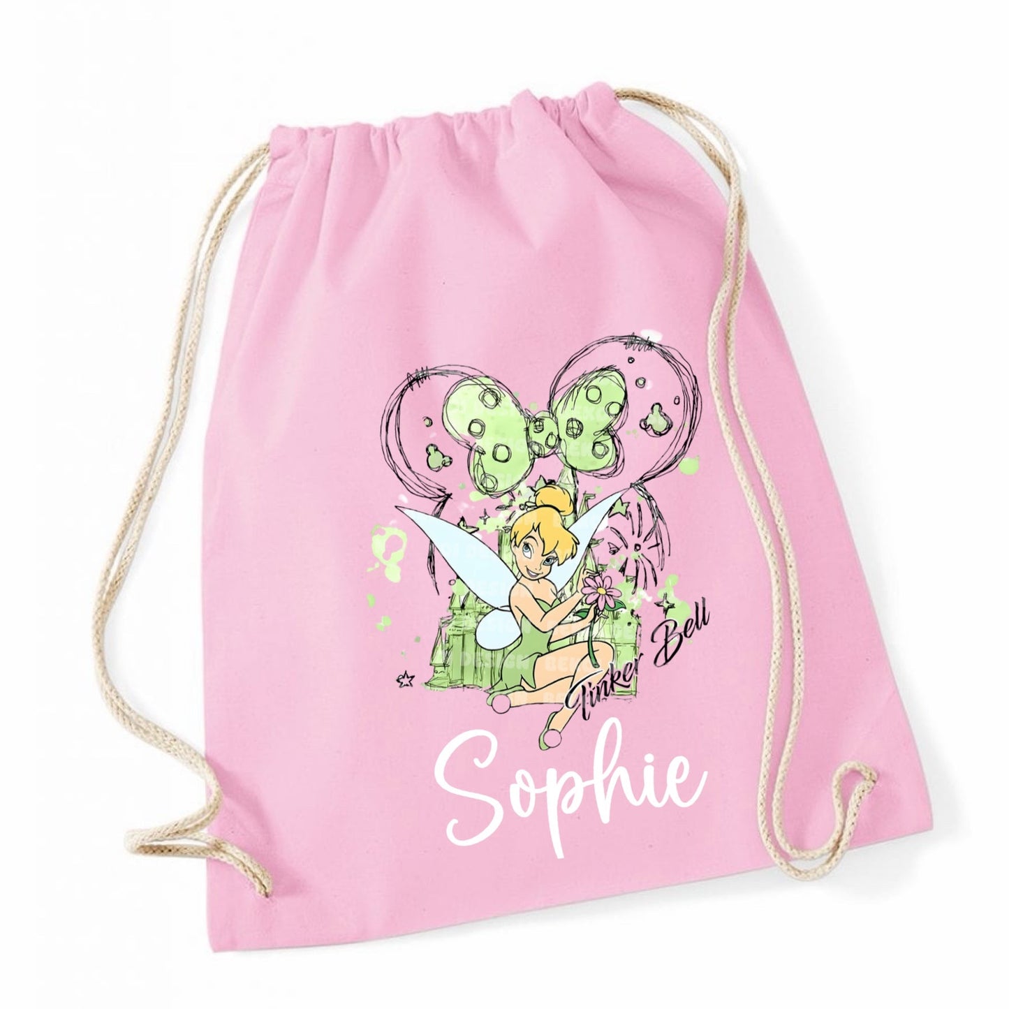 Tinkerbell Gym Bag - Me And You You And Me Co 