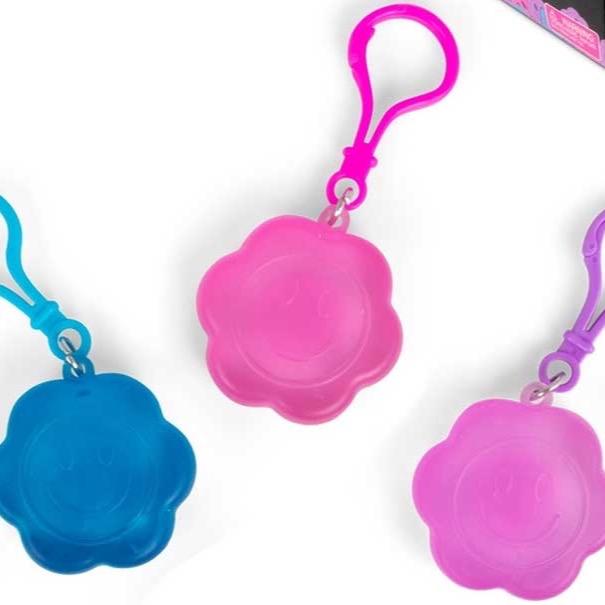 SCRUNCHEMS FLOWER POWER SUGAR KEYCHAIN ASSORTED