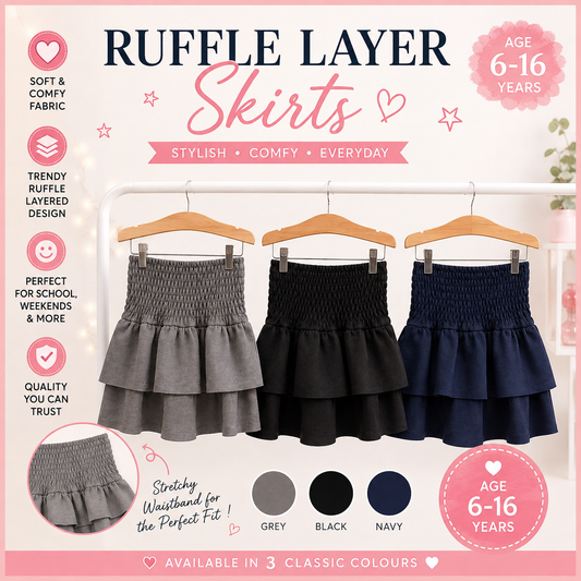 Ruffle Layer Skirts