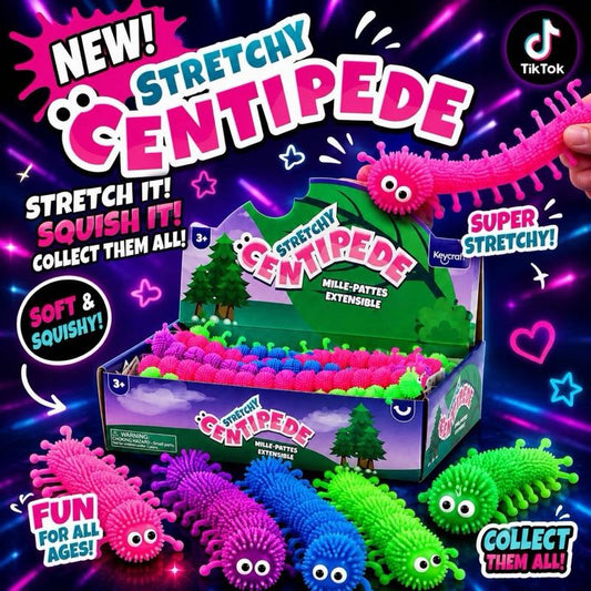 STRETCHY CENTIPEDES ASSORTED