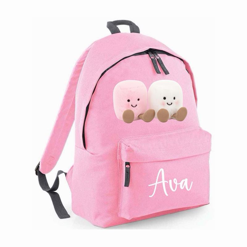Personalised Marshmallow Maxi backpack - various colours to choose from - Me And You You And Me Co 