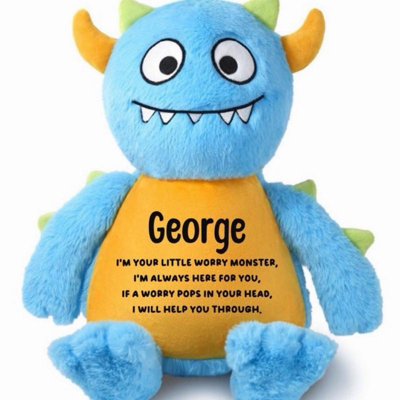 Personalised Worry Monster Teddy - Me And You You And Me Co 
