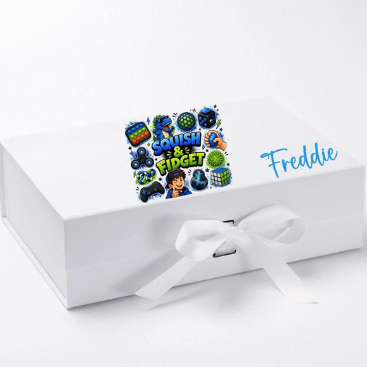 Personalised Squish and Fidget box - available in medium and large - Me And You You And Me Co 