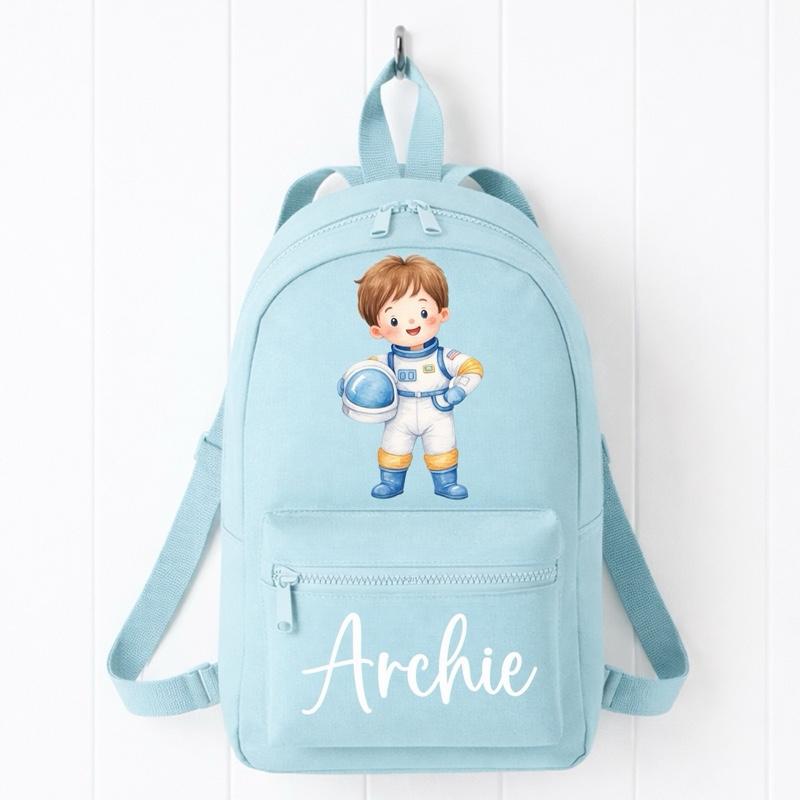 Personalised Space Animal Mini Backpack - various colours and characters to choose from - Me And You You And Me Co 