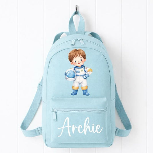 Personalised Space Animal Mini Backpack - various colours and characters to choose from - Me And You You And Me Co 