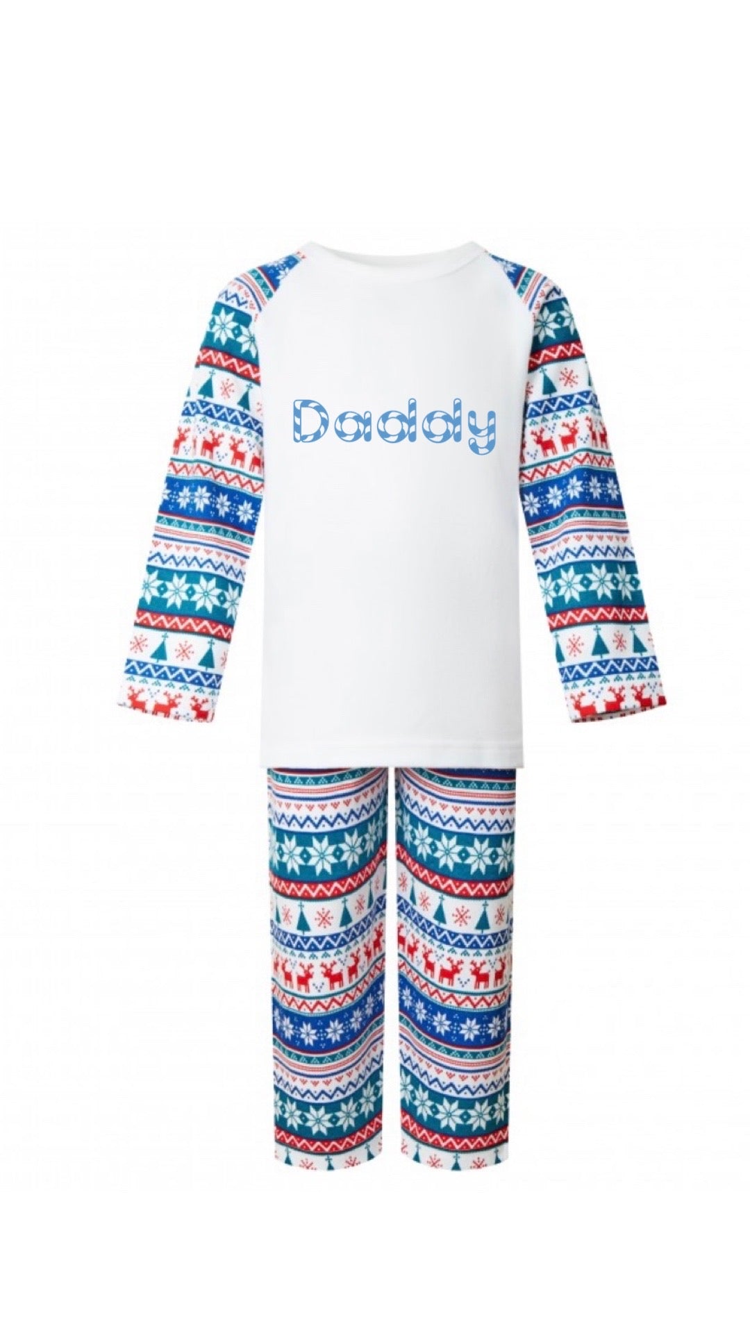 Family Matching Snowflake Christmas Pyjamas