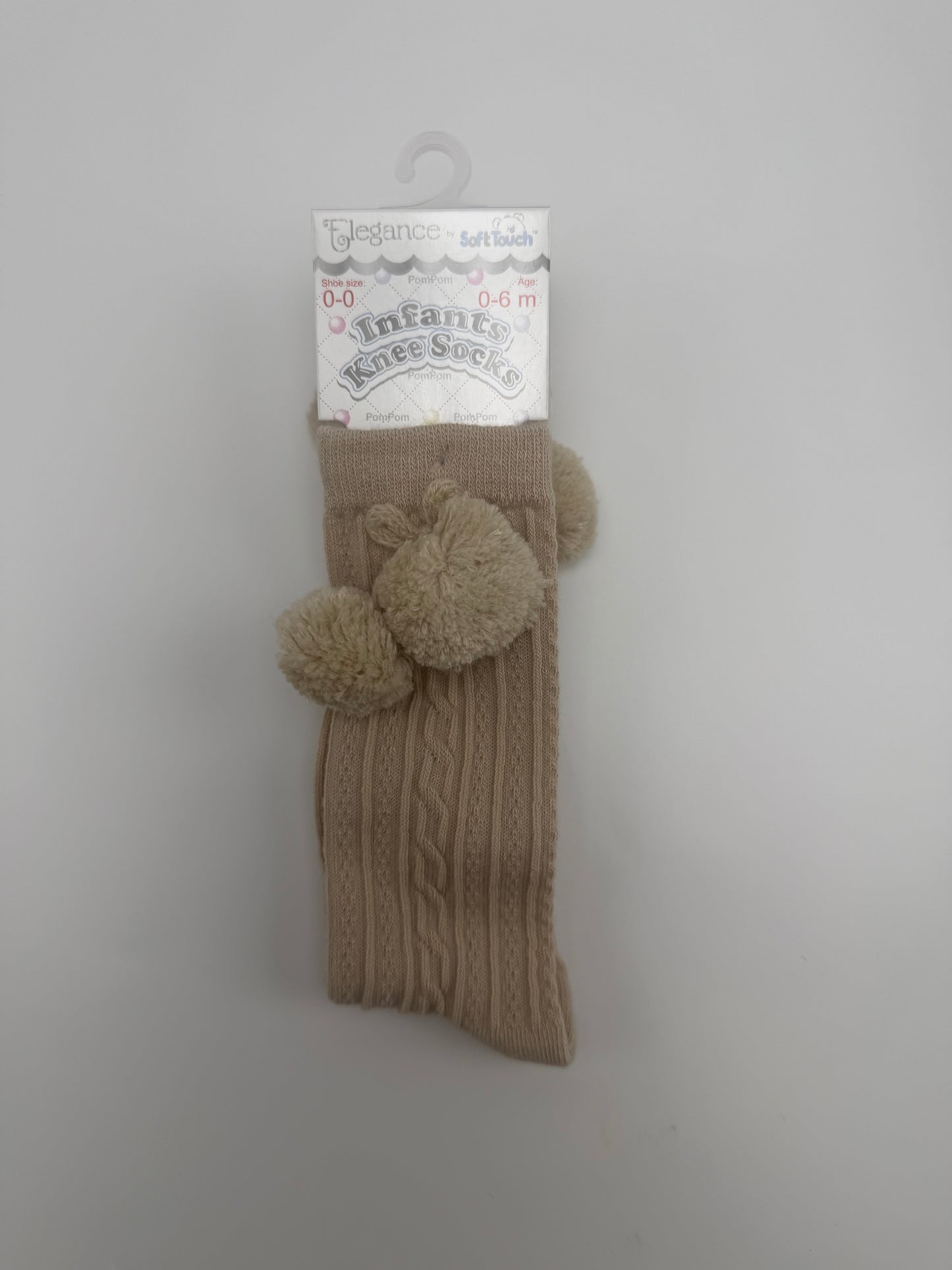 Knee High Pom Pom Socks