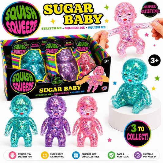SQUISHY SUGAR MALTOSE BABY IN A FOIL BAG
