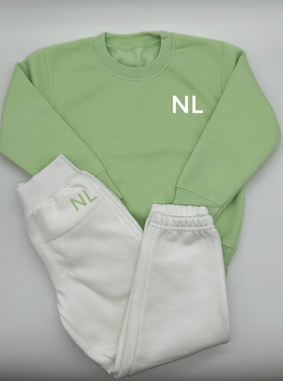 Pastel Initials Sweatshirt & Joggers Set