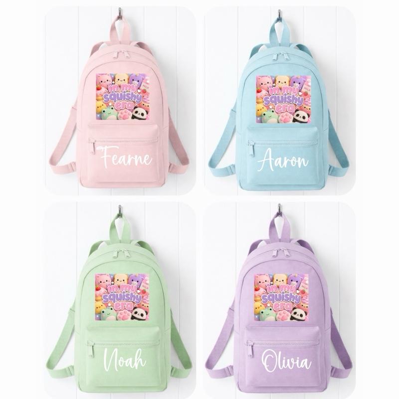 Personalised In My Squishy Era mini backpack - various colours