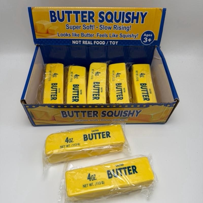 BUTTER MEDIUM SLOW RISING SQUEEZY SQUISHY TOY 13CM