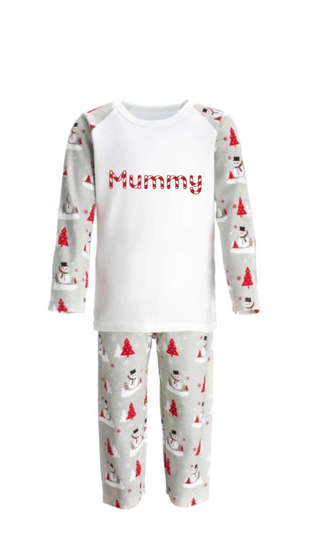 Family Matching Snowman Christmas Pyjamas