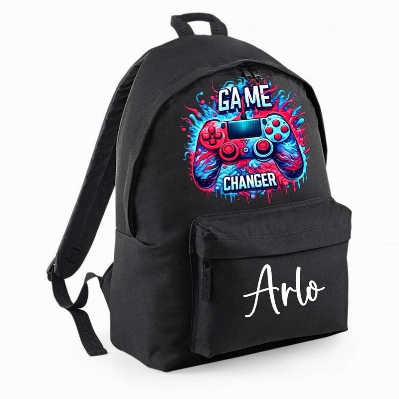 Personalised Gamer Maxi backpack - various designs and colours to choose from - Me And You You And Me Co 