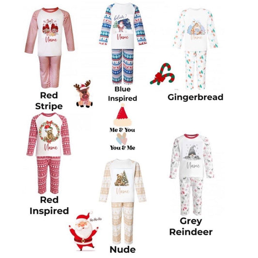 Christmas Matching Family Slogan Pyjamas Adult and Children Pyjamas