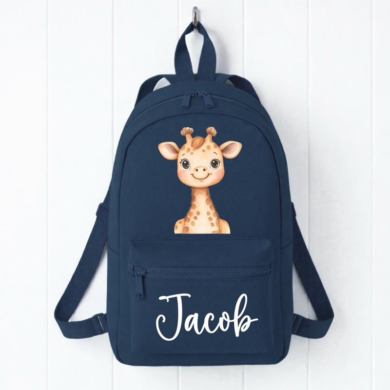 Personalised Safari Animal Mini Backpack - various colours and animals to choose from - Me And You You And Me Co 