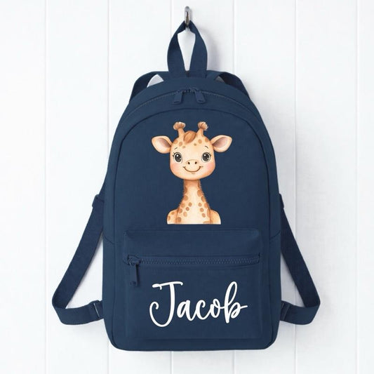 Personalised Safari Animal Mini Backpack - various colours and animals to choose from - Me And You You And Me Co 