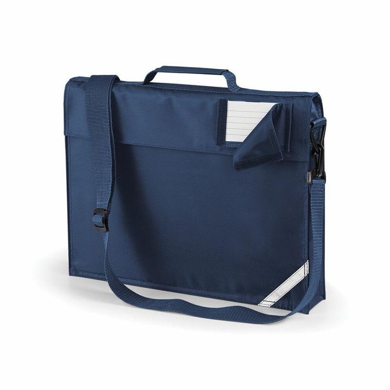 Personalised Book Bags for School Nursery & Everyday in Red Navy Burgundy Royal Blue Bottle Green with Adjustable Shoulder Strap and Name Window Inside - Me And You You And Me Co 