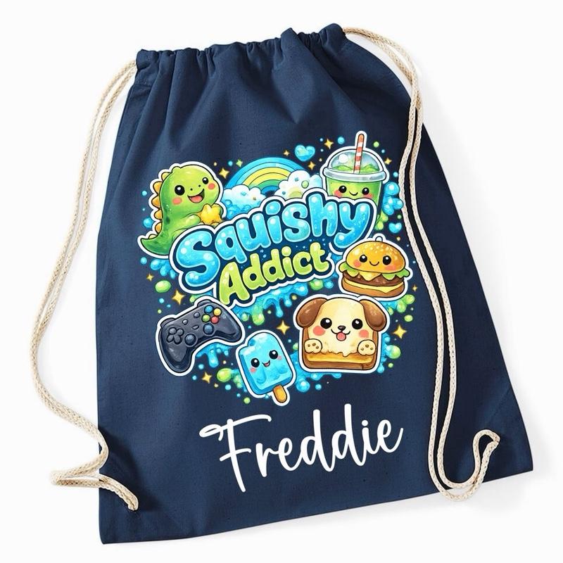 Personalised Squishy Addict Gym Bag - Various Colours