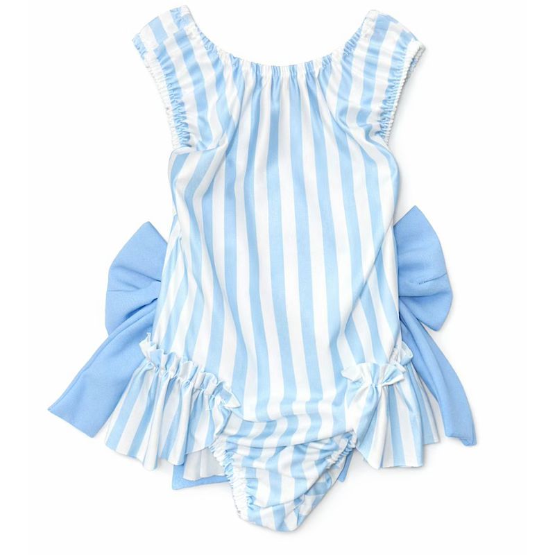 Blue Striped Swimsuit - Me And You You And Me Co 