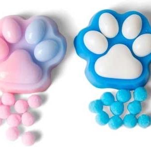 SCRUNCHEMS STICKY SQUISHY PAW PRINTS ASSORTED