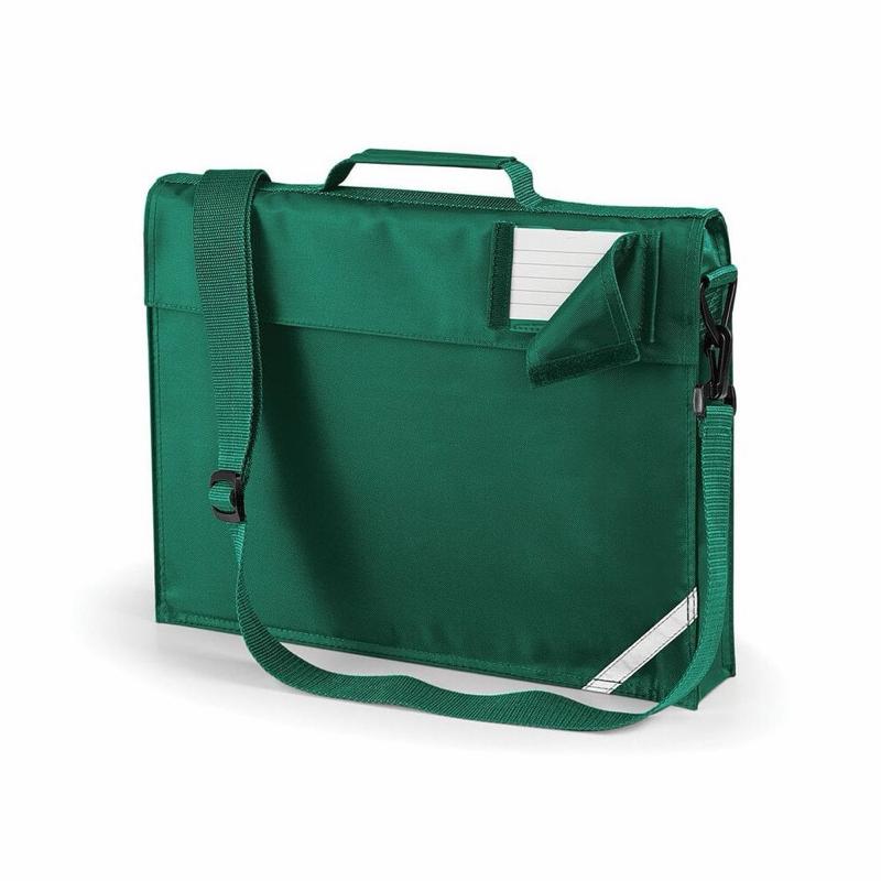 Personalised Book Bags for School Nursery & Everyday in Red Navy Burgundy Royal Blue Bottle Green with Adjustable Shoulder Strap and Name Window Inside - Me And You You And Me Co 