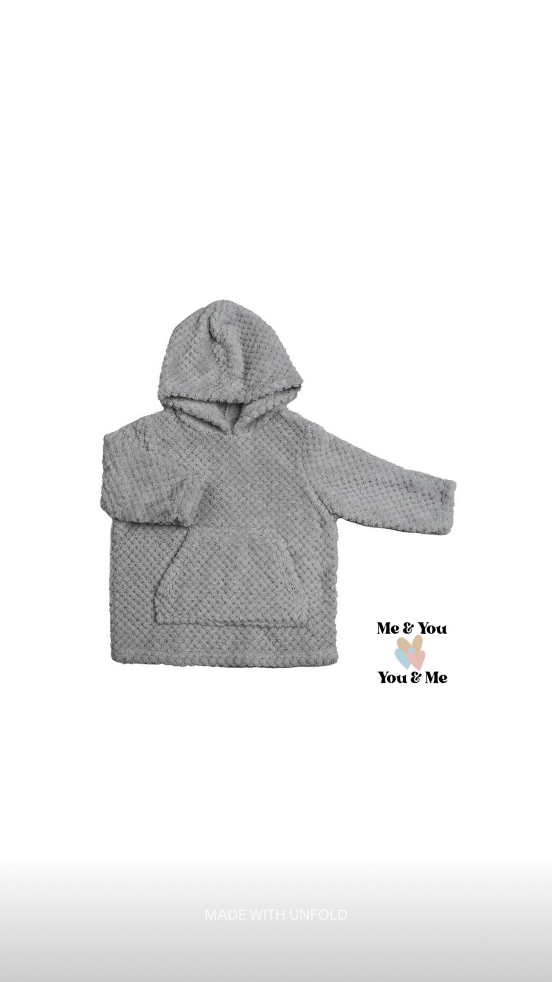 Embroidered Baby Waffle Hoodie