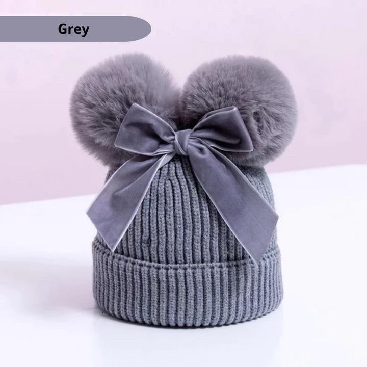 Double Pompom Hat