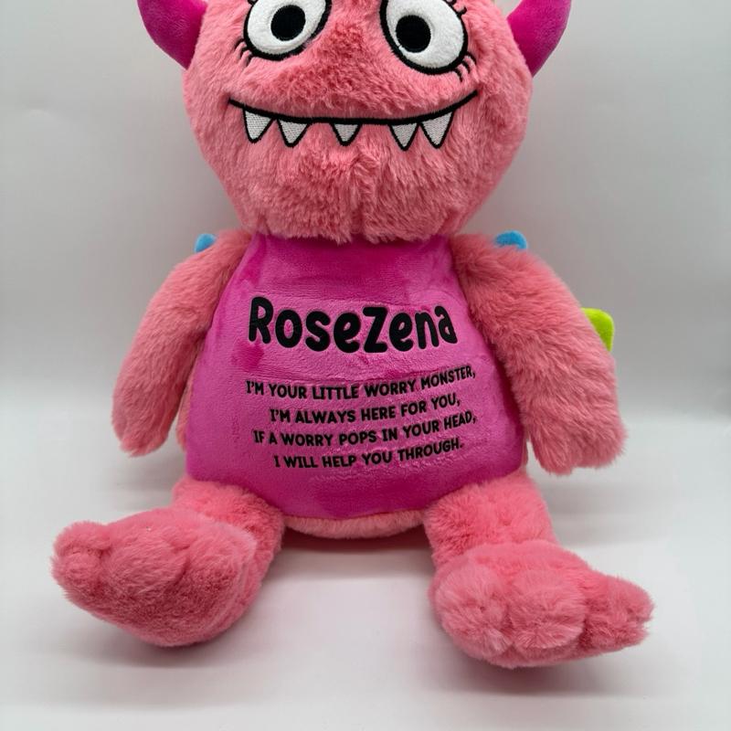 Personalised Worry Monster Teddy - Me And You You And Me Co 