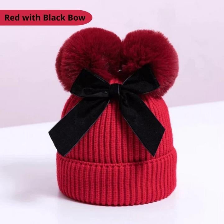 Double Pompom Hat